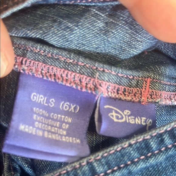 Disney Kids Winnie the Pooh  Blue Denim Overall with Embroidery - Picture 8 of 8